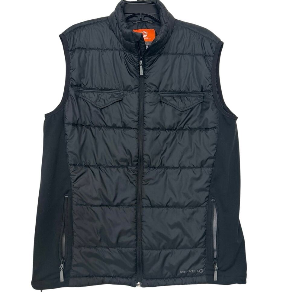 Merrell XXL M-Select Warm PrimaLoft Hybrid Puffer Vest Black Outdoor Hiking